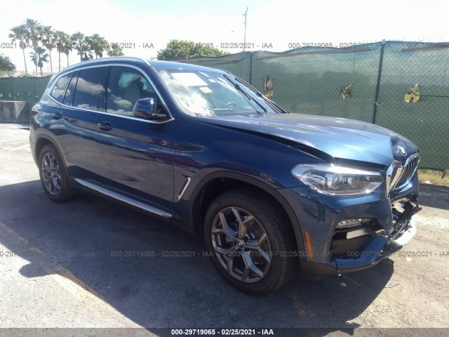 BMW X3 2021 5uxty3c0xm9f68391