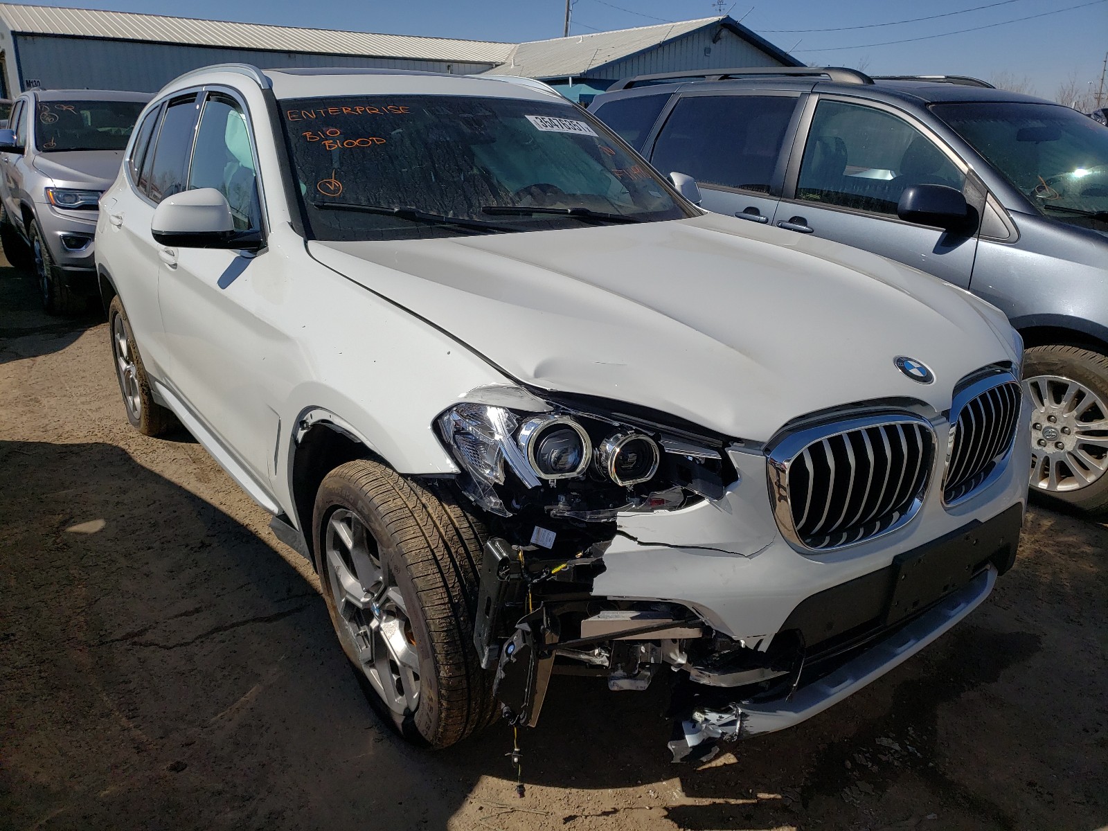 BMW X3 XDRIVE3 2021 5uxty5c02m9f11498