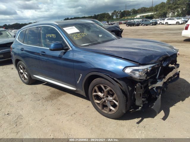 BMW X3 2021 5uxty5c04m9e58285