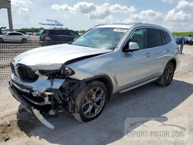 BMW X3 2021 5uxty5c07m9h42994