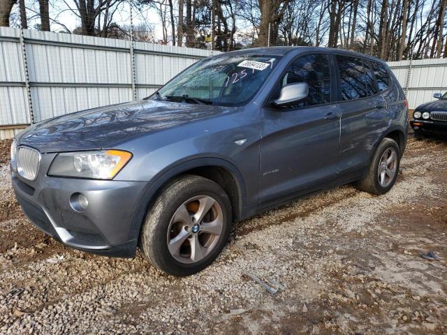 BMW X3 XDRIVE2 2012 5uxwx5c54cl725127