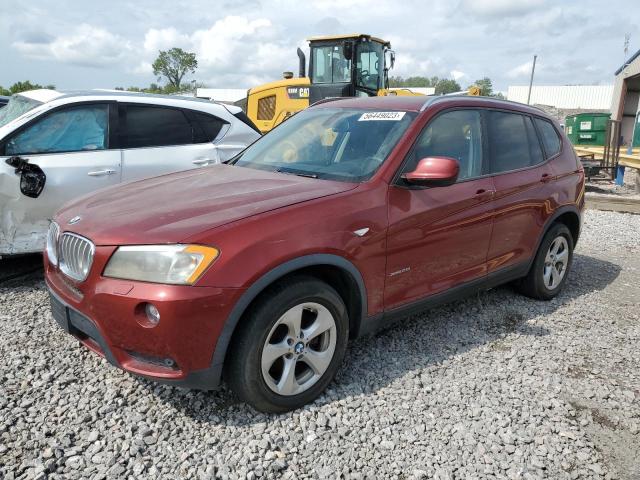 BMW X3 XDRIVE2 2011 5uxwx5c59bl703817