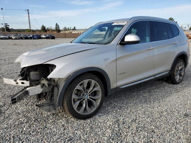 BMW X3 XDRIVE3 2017 5uxwx7c3xh0u43223