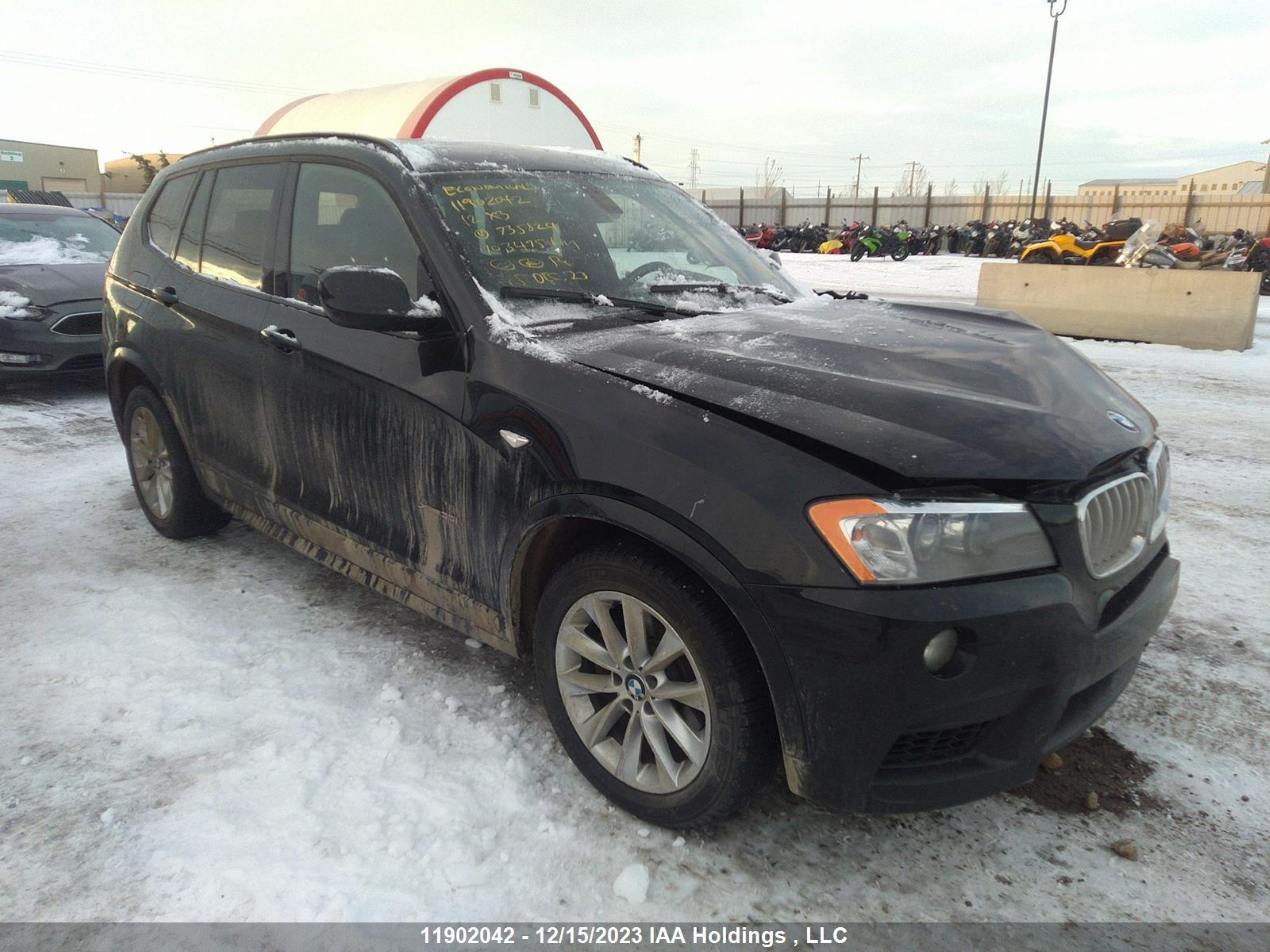 BMW X3 2012 5uxwx7c55cl735824