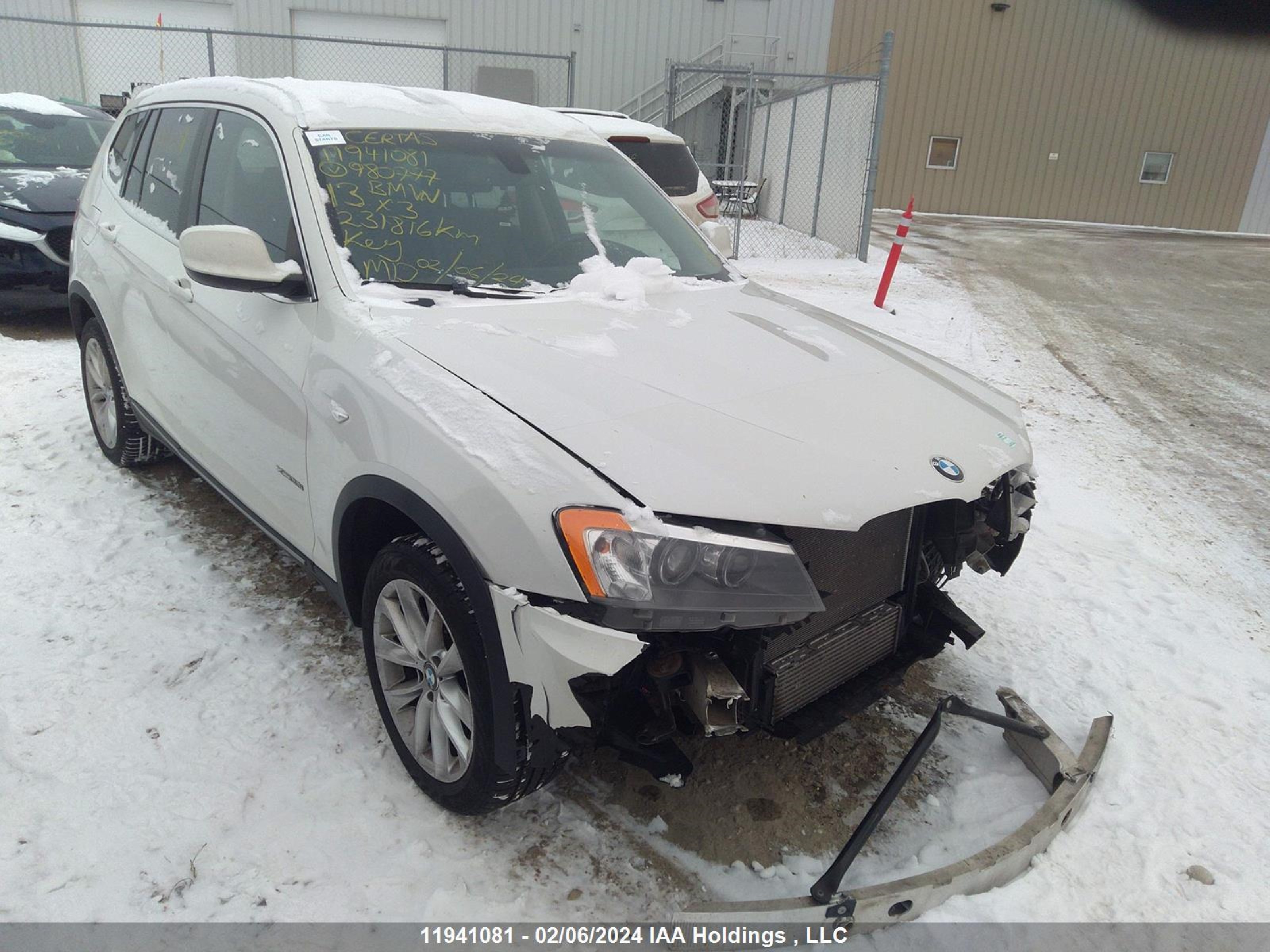 BMW X3 2013 5uxwx7c56dl980777