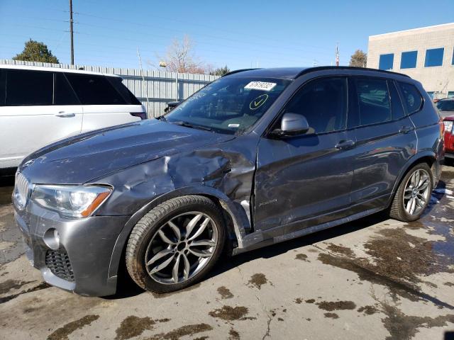 BMW X3 XDRIVE3 2016 5uxwx7c56g0s15557