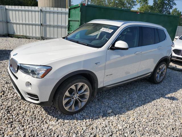 BMW X3 XDRIVE3 2016 5uxwx7c57g0s17415