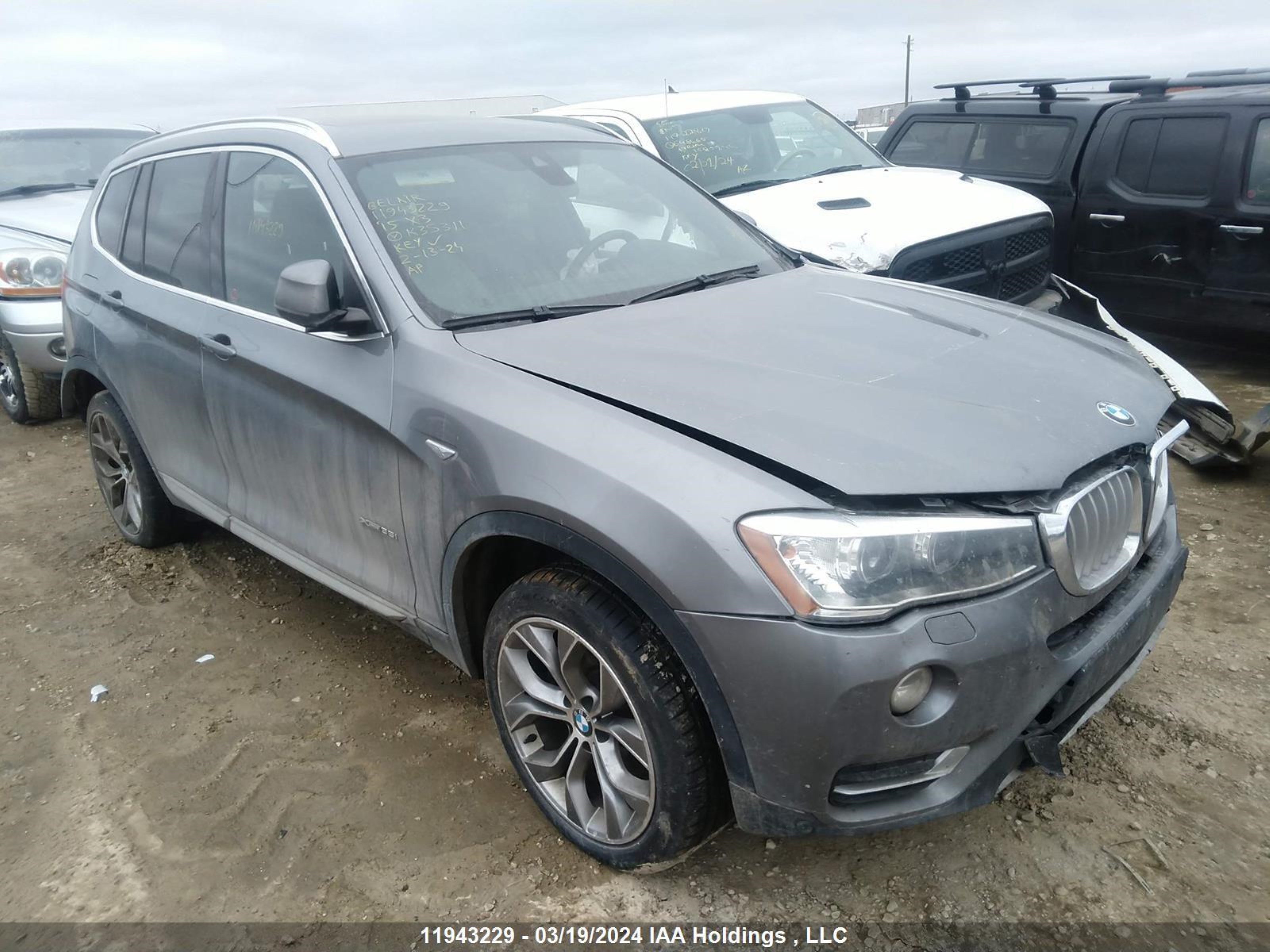 BMW X3 2015 5uxwx7c5xf0k35311