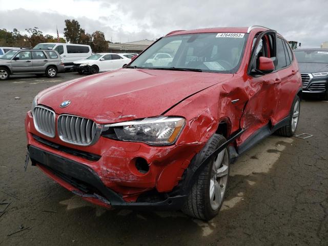 BMW X3 XDRIVE2 2017 5uxwx9c31h0w70649