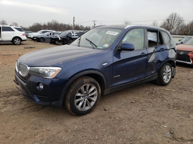 BMW X3 XDRIVE2 2017 5uxwx9c32h0t24819