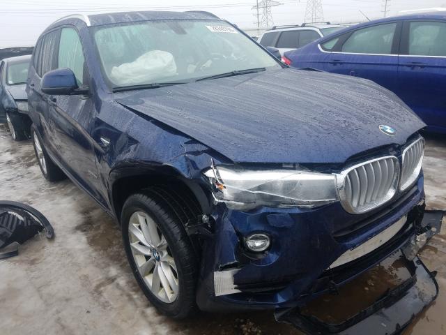 BMW X3 XDRIVE2 2017 5uxwx9c32h0w74693