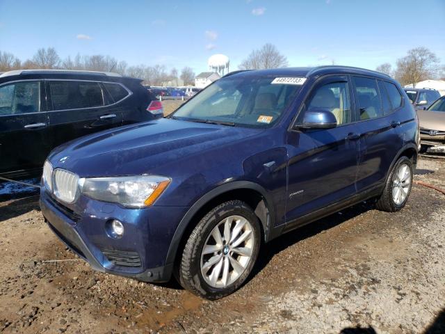 BMW X3 XDRIVE2 2017 5uxwx9c33h0t18088