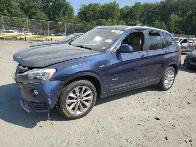 BMW X3 XDRIVE2 2017 5uxwx9c35h0w66488