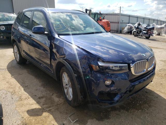 BMW X3 XDRIVE2 2017 5uxwx9c35h0w69214