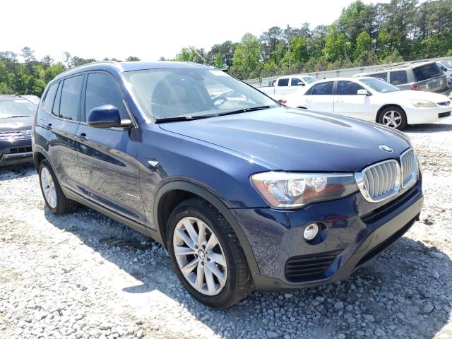 BMW X3 XDRIVE2 2017 5uxwx9c36h0t21843