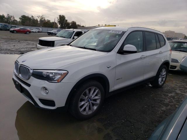 BMW X3 XDRIVE2 2017 5uxwx9c36h0t25276