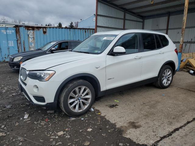 BMW X3 XDRIVE2 2017 5uxwx9c36h0w72137