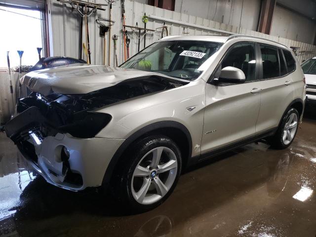 BMW X3 XDRIVE2 2017 5uxwx9c37h0w74477