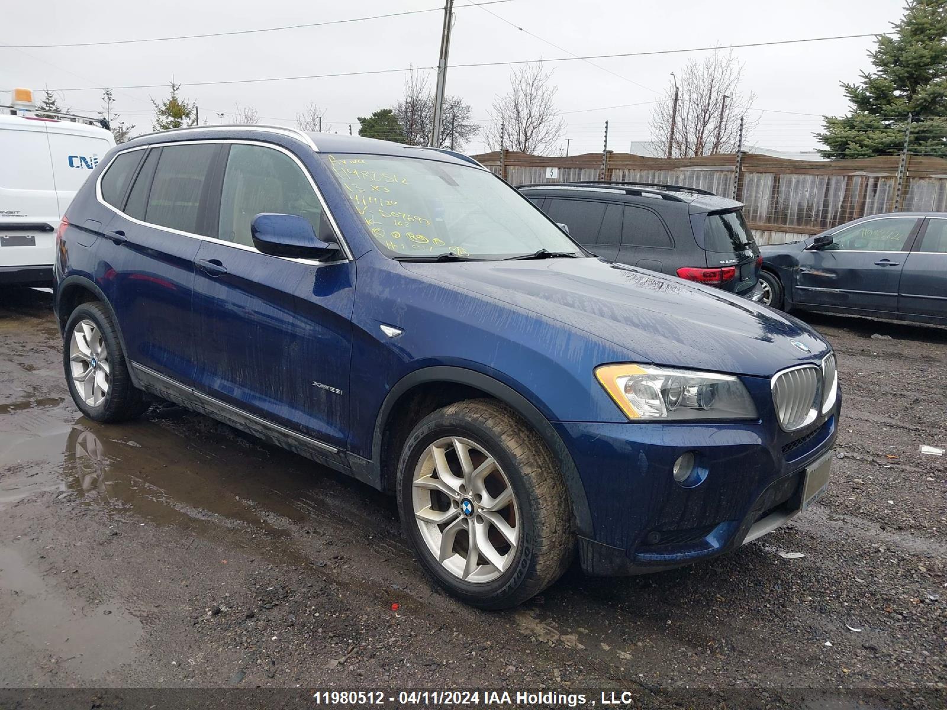 BMW X3 2013 5uxwx9c50d0d07693