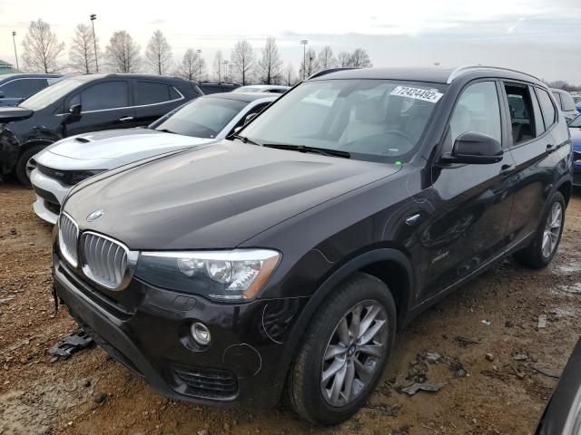 BMW X3 XDRIVE2 2016 5uxwx9c50g0d71642