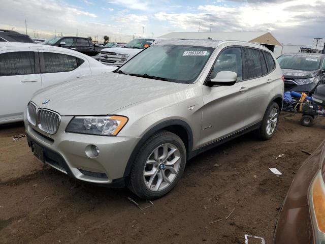 BMW X3 XDRIVE2 2013 5uxwx9c51d0a30343