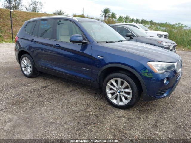 BMW X3 2016 5uxwx9c51g0d87803