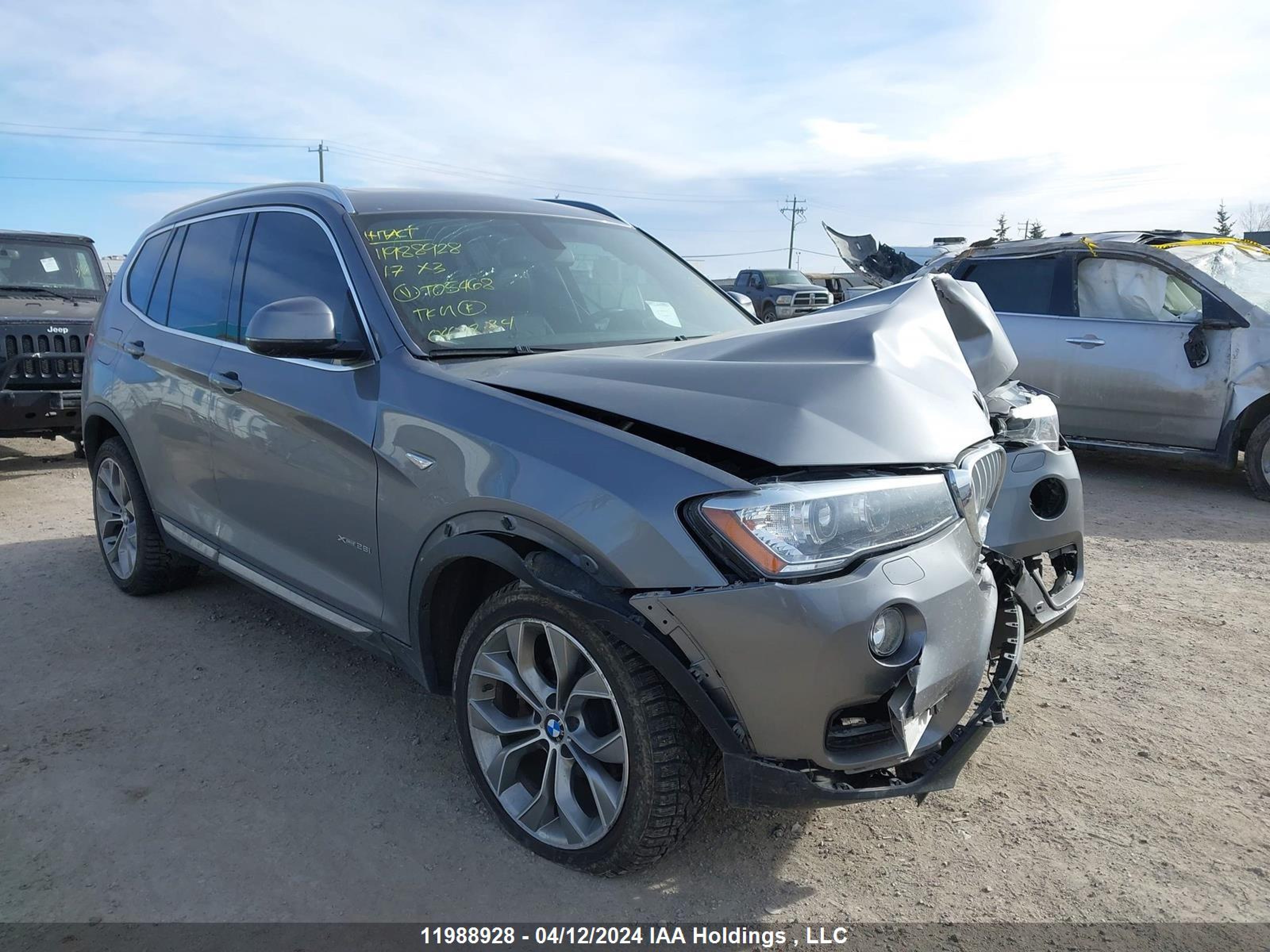 BMW X3 2017 5uxwx9c51h0t05468