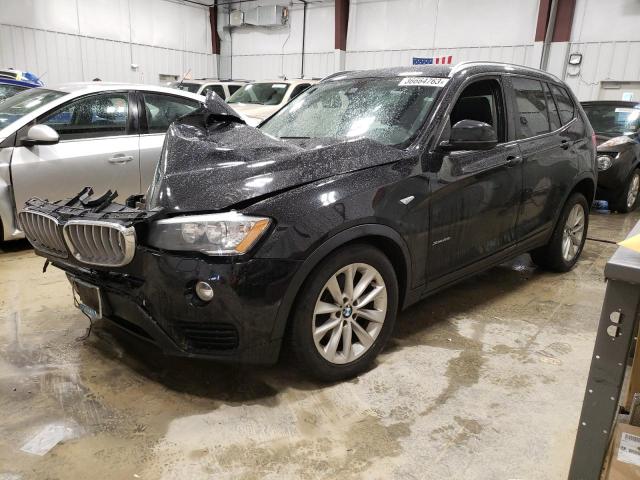 BMW X3 XDRIVE2 2017 5uxwx9c52h0d95703