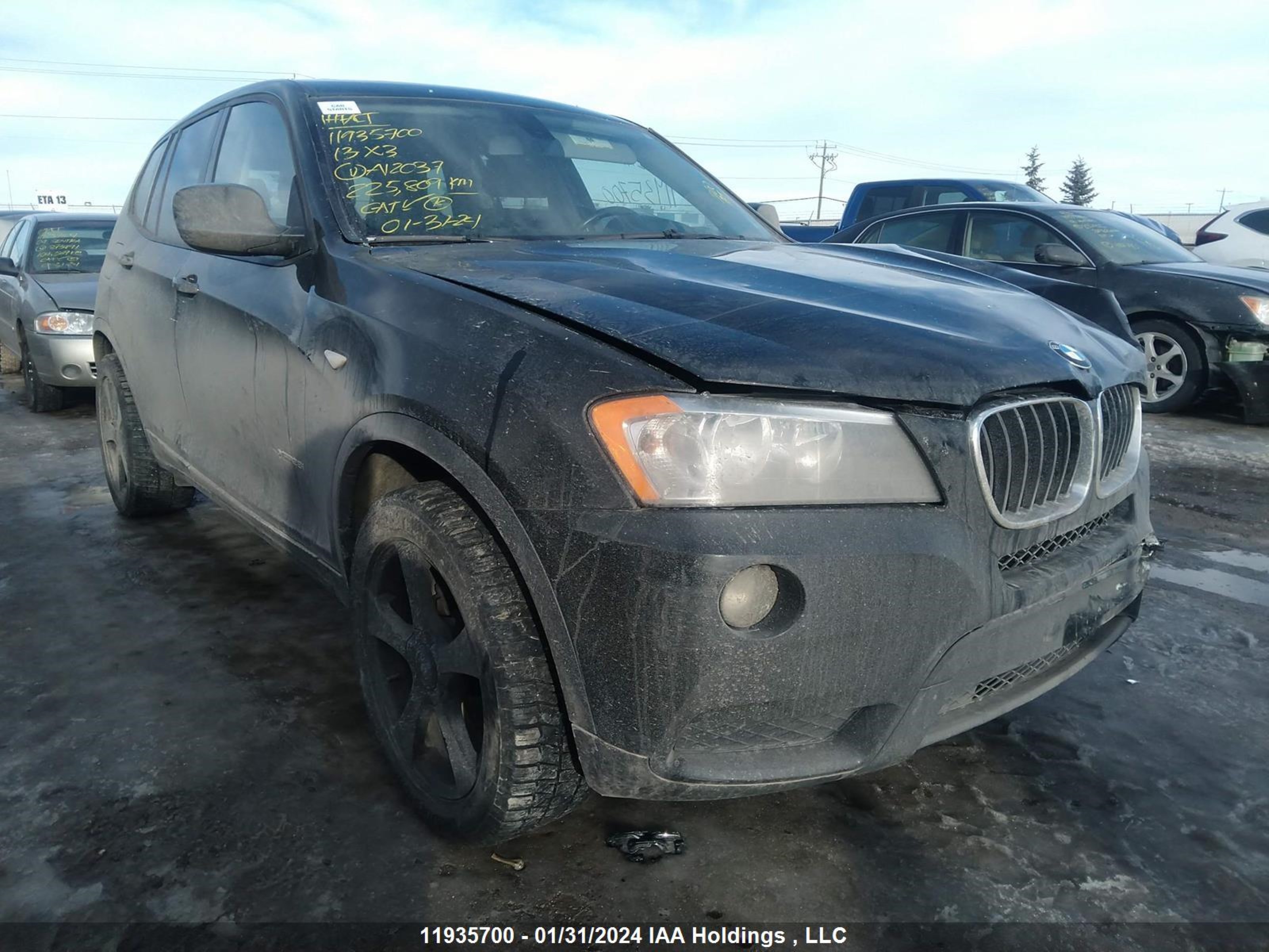 BMW X3 2013 5uxwx9c53d0a12037