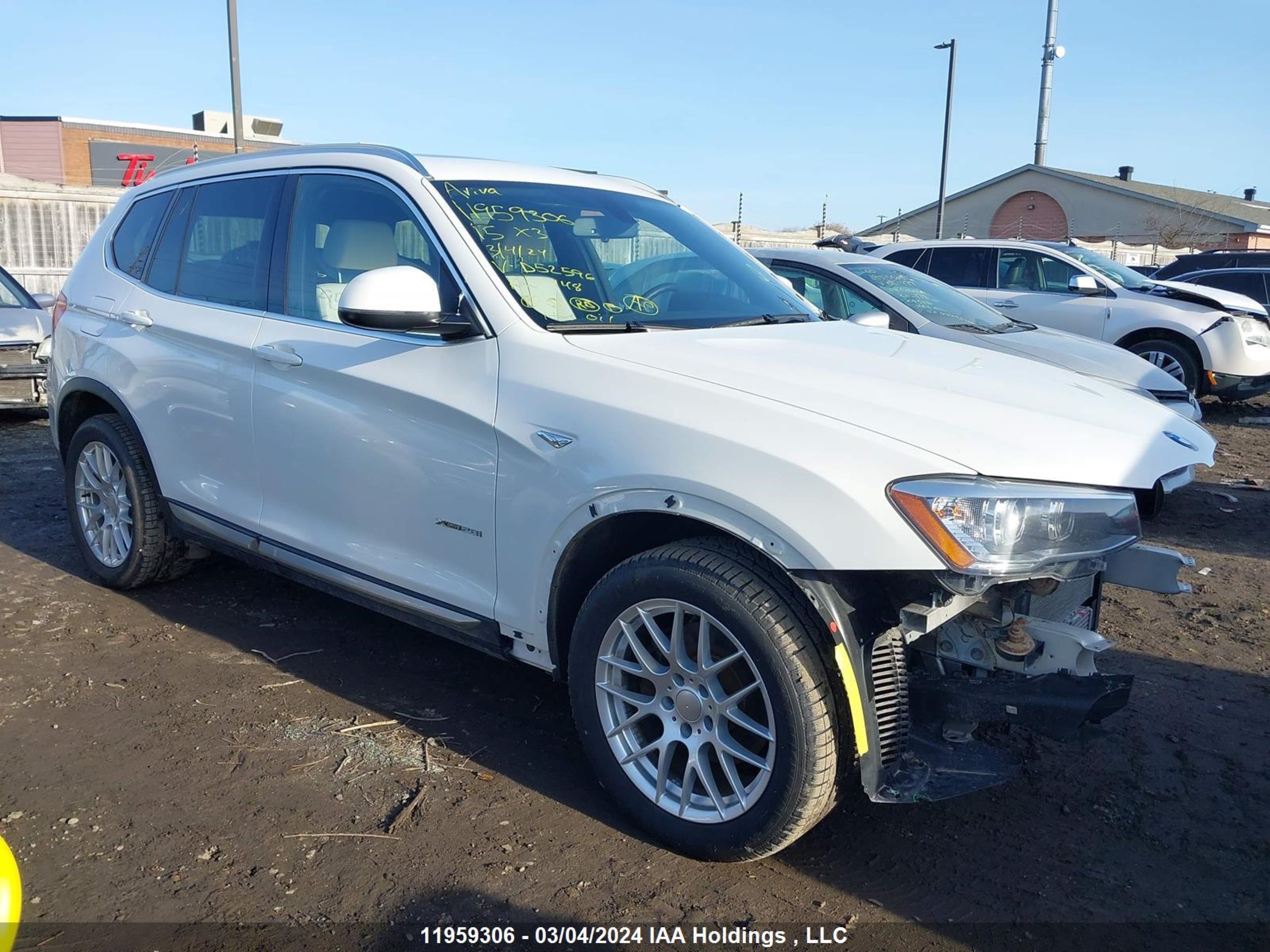 BMW X3 2015 5uxwx9c53f0d52596