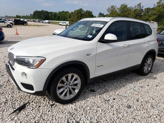 BMW X3 XDRIVE2 2016 5uxwx9c53g0d71621