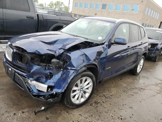 BMW X3 XDRIVE2 2015 5uxwx9c54f0d59959