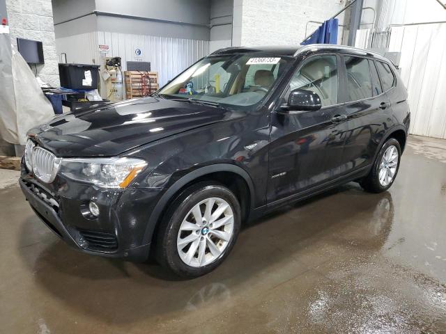 BMW X3 XDRIVE2 2017 5uxwx9c54h0t12835