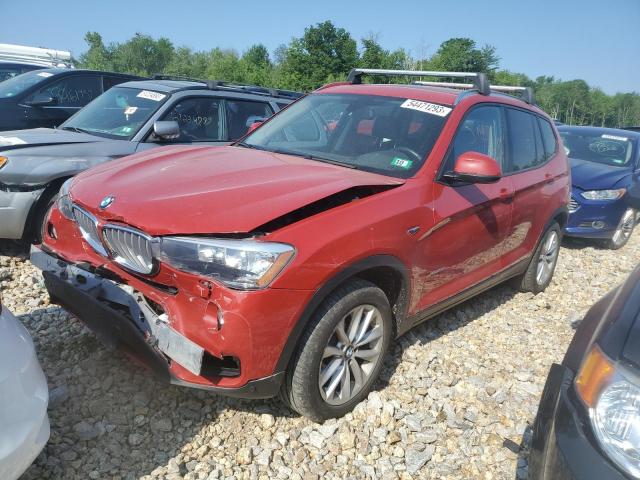 BMW X3 XDRIVE2 2016 5uxwx9c55g0d78943