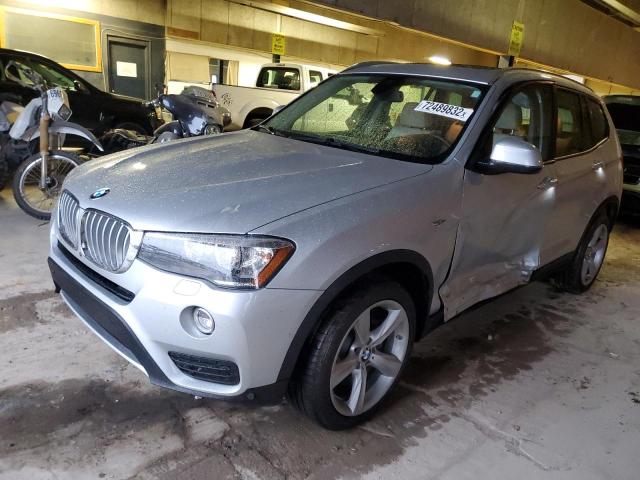 BMW X3 XDRIVE2 2017 5uxwx9c55h0t12553