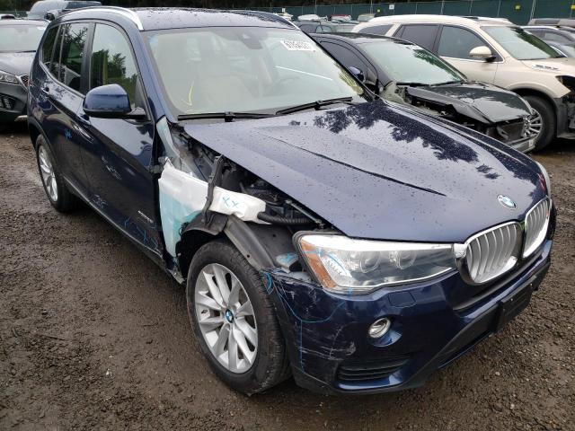 BMW X3 XDRIVE2 2016 5uxwx9c56g0d76134