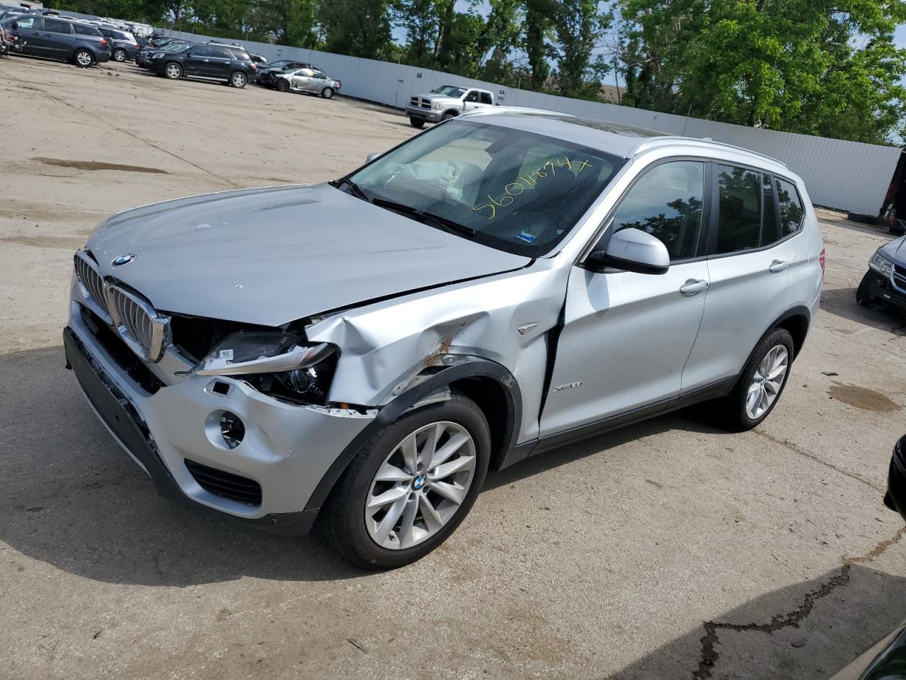 BMW X3 2016 5uxwx9c56g0d78594