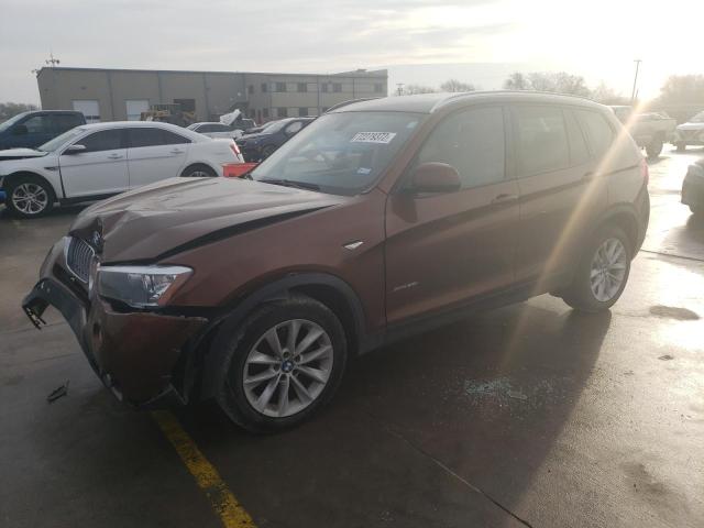 BMW X3 XDRIVE2 2017 5uxwx9c56h0t08544