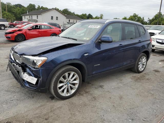 BMW X3 XDRIVE2 2016 5uxwx9c57g0d66566