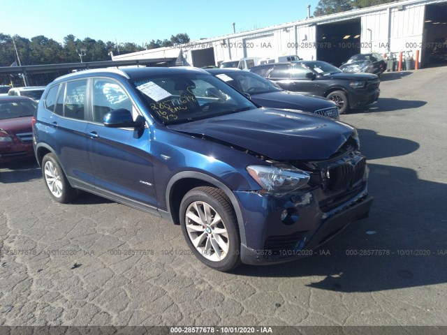 BMW X3 2016 5uxwx9c57g0d79205