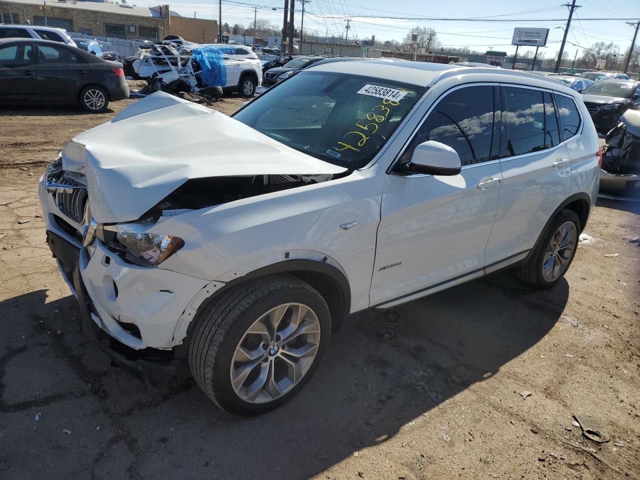 BMW X3 2017 5uxwx9c57h0t00002