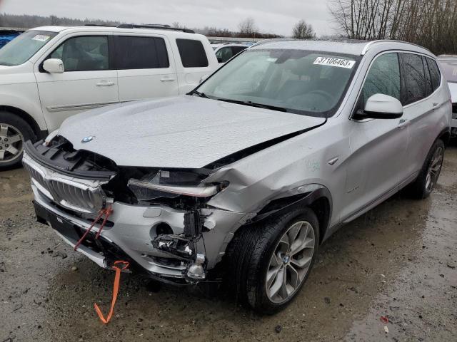 BMW X3 XDRIVE2 2015 5uxwx9c59f0d62324