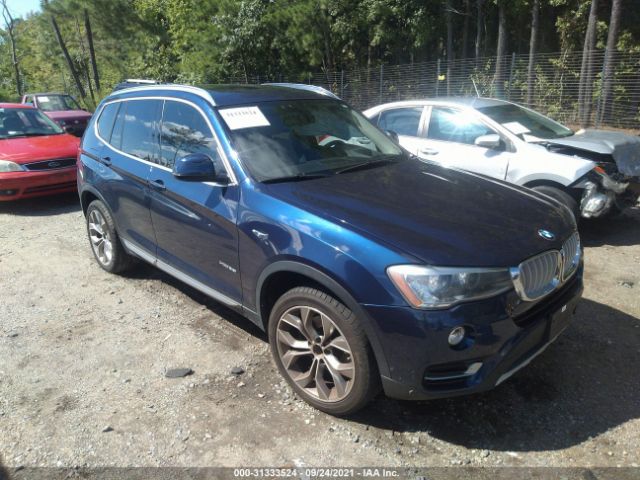 BMW X3 2016 5uxwx9c5xg0d67985