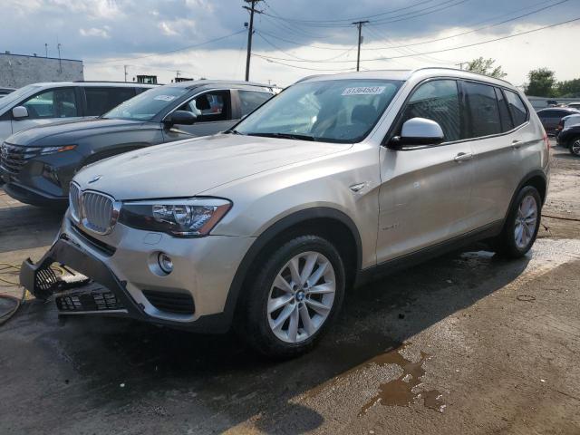 BMW X3 XDRIVE2 2016 5uxwx9c5xg0d83636