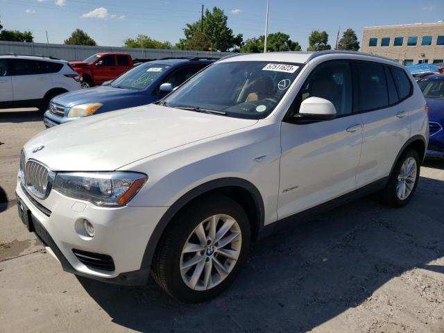 BMW X3 XDRIVE2 2017 5uxwx9c5xh0t02665