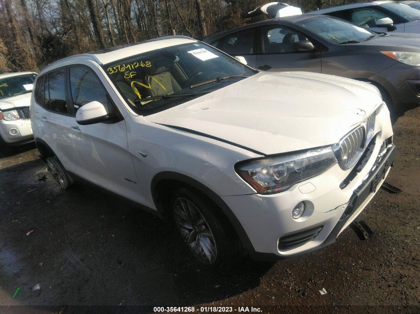 BMW X3 2017 5uxwz7c30h0v91987