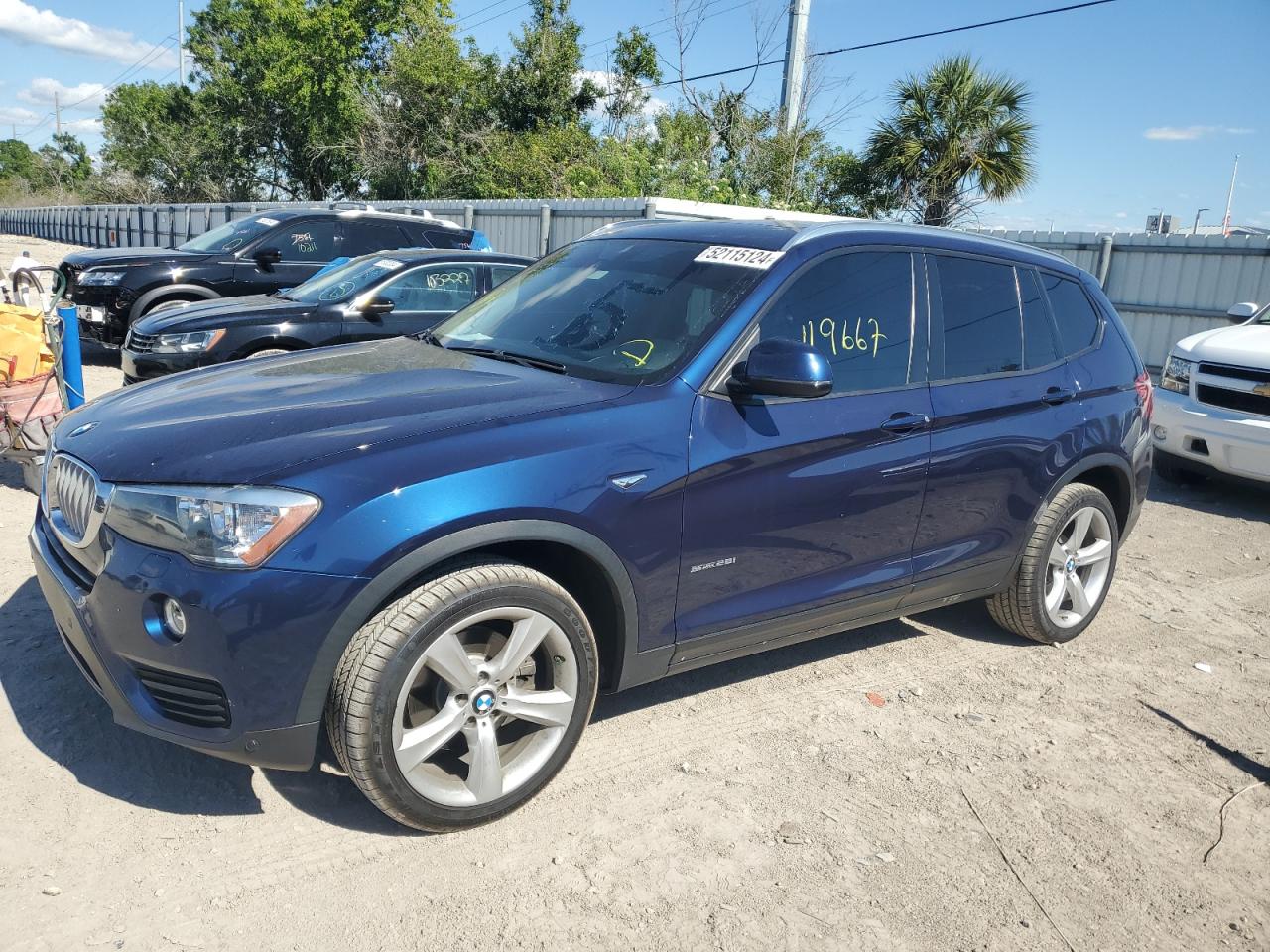 BMW X3 2017 5uxwz7c32h0v87651