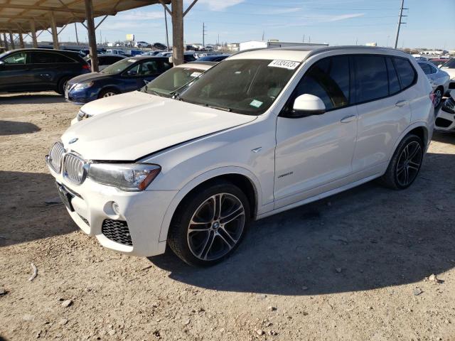 BMW X3 SDRIVE2 2017 5uxwz7c38h0v88156