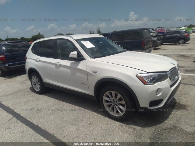 BMW X3 2017 5uxwz7c38h0x39562