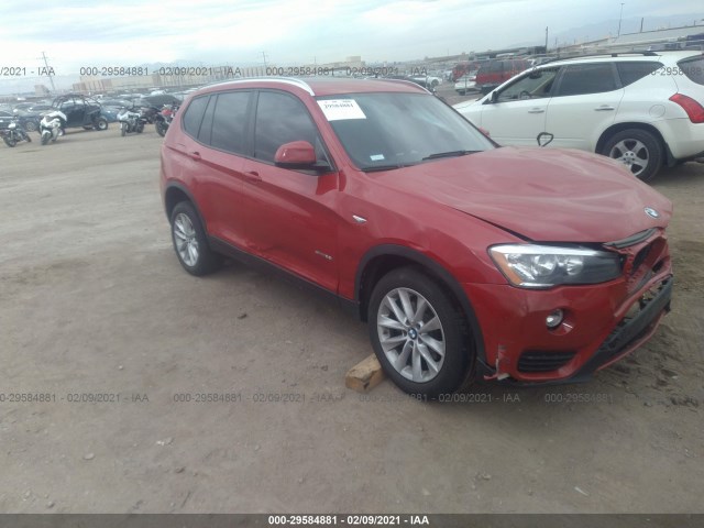 BMW X3 2017 5uxwz7c3xh0x40504